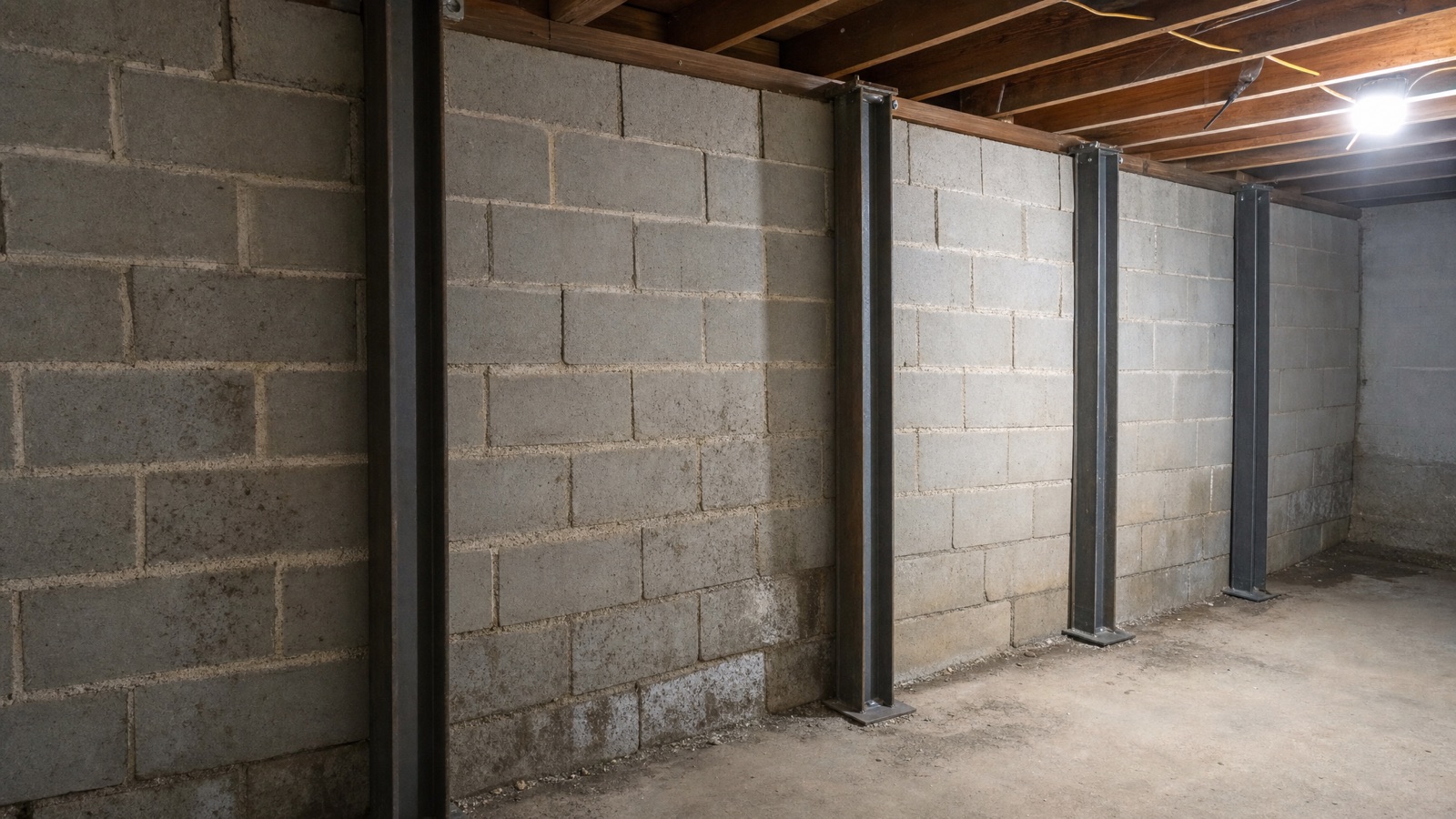 Bowing Basement Wall Repair: Carbon Fiber vs. Steel I-Beams
